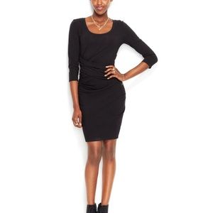 Rachel Roy Black 3/4 Sleeve Dress